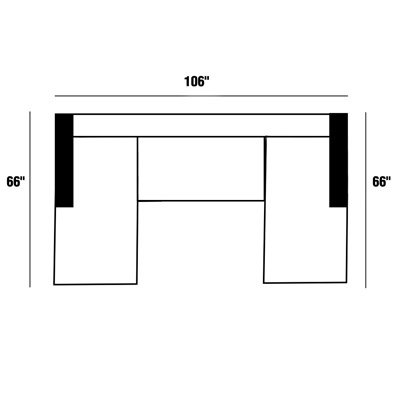 66"x106"x66"