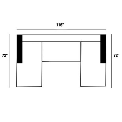 72"x116"x72"