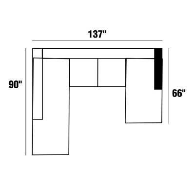 90"x137"x66"