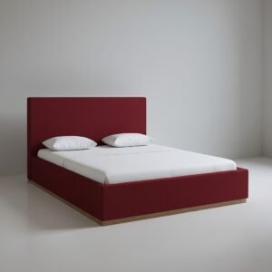 Sunday Bed ruby velvet