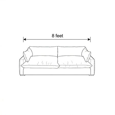 8 Feet - Original Plush Sofa