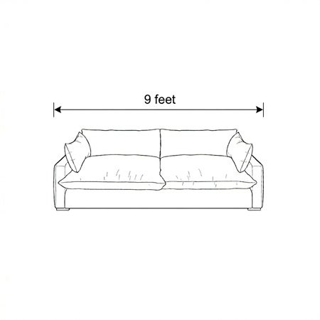9 Feet - Original Plush Sofa