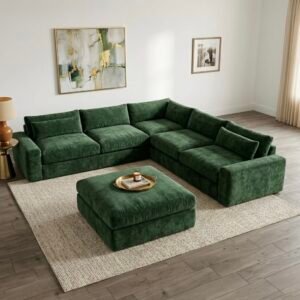 Amiri Sectional forest green